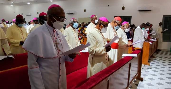 Nigeria’s Catholic Bishops pray at Enugu Govt House Newly Constructed Christian Chapel of Worship