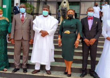 Gov. Ugwuanyi Swears in Chiarmen, Commissioners Of Enugu State Civil, LG Service Commission