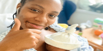 Ex-BBNaija Stars Khafi, Gedoni Welcome First Child