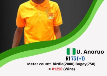 13th leg race to Nigeria masters: Anoruo race to lead on day 1