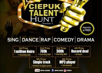 No fewer than 10,000 youths to be discovered at CIEPUK grassroots talent hunt show, Organisers say