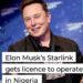 NCC issue Elon Musk’s firm, Starlink Internet Limited, licences to operate in Nigeria