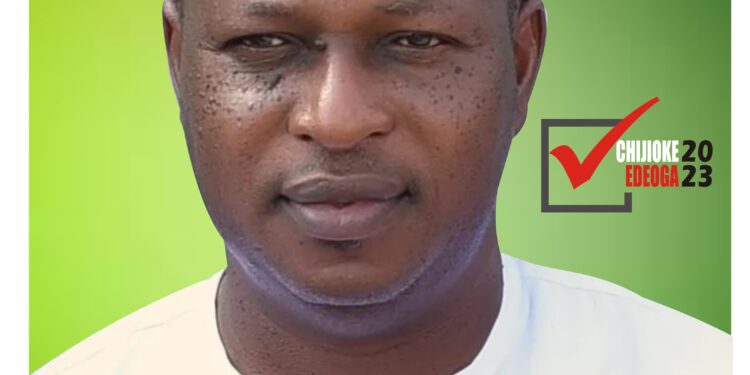 Edeoga Commission’s Labour Party Office Mkpunano Nsukka amidst Crowd