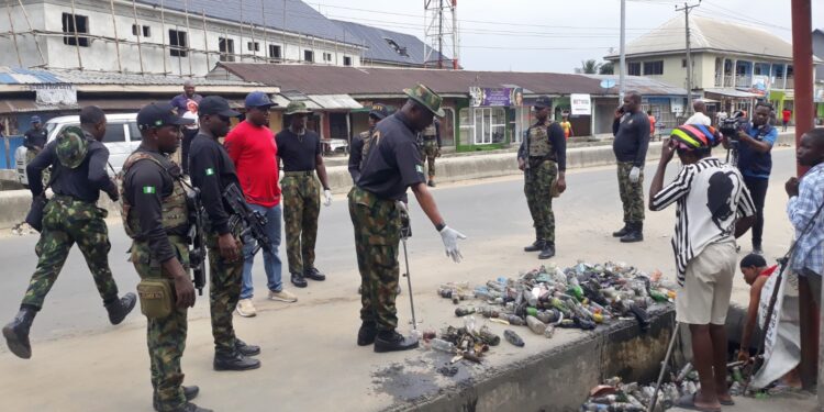 Navy, Rivers community partner on road maintenance