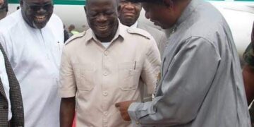 You Are A Good Man, I Fought You Because Of Politics – Oshiomhole Admits To Jonathan