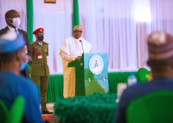 BUHARI LAUNCHES ‘END MALARIA’ COUNCIL IN ABUJA, APPOINTS DANGOTE AS CHAIRMAN