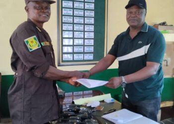 NCoS Commander tasks officers on professionalism, hails outgoing officer for achievements