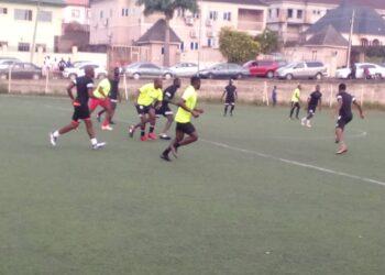 Nollywood stages victory match for Enugu Gov.-elect, Mbah