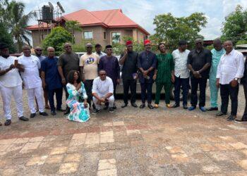 Achi LP stakeholders pay solidarity visit to Barrister Edeoga in Enugu
