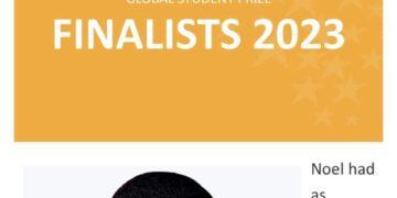 Noel Alumona named among 50 finalists to win $100,000 Global Student Prize