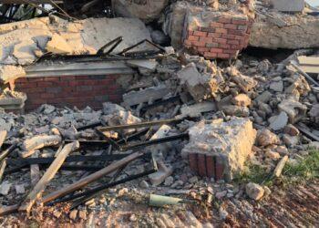 Enugu govt/soldiers demolish multi million naira edifice belonging to retired Immigration officer