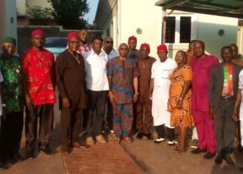 Udi LGA labour party stakeholders visit Dr Nwokeabia