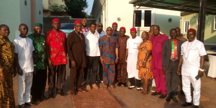 Udi LGA labour party stakeholders visit Dr Nwokeabia