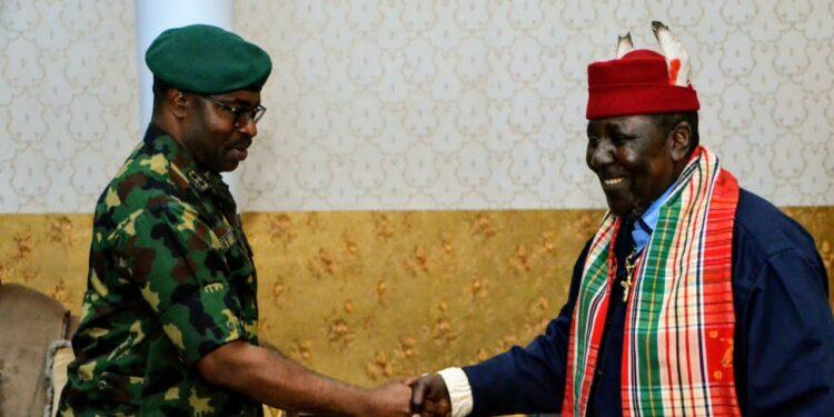 GOC seeks support, synergy with Imo State traditional rulers in curbing insecurity