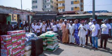 B.N. Peters Foundation donates food items to destitutes, less privileged children