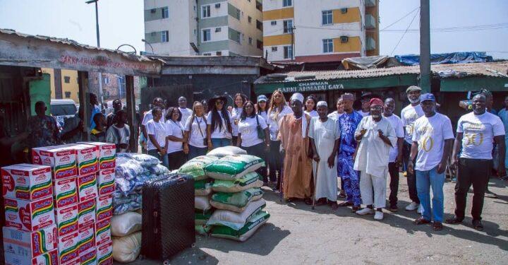 B.N. Peters Foundation donates food items to destitutes, less privileged children