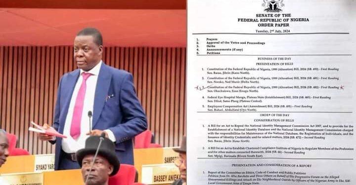 Bill for Adada State Creation Passes First Reading in Senate