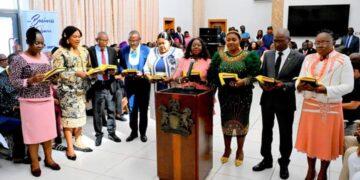 Governor Otu Inaugurates 27 New Permanent Secretaries