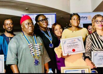 District Governor 9127 visits Rotary Club of Abuja -Aso Golf