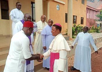 Igbo-Eze South LG Boss Receives Bishop Onah at Ibagwa-Aka Deanery for 2025 Cathedraticum