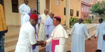 Igbo-Eze South LG Boss Receives Bishop Onah at Ibagwa-Aka Deanery for 2025 Cathedraticum