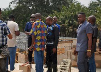 Project Monitoring: Enugu SSG, Onyia, Ukwueze, Inspects Works In Smart Schools, Healthcare Facilities in Igbo-Eze South