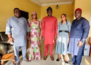 Igbo-Eze South LG Chairman, Ukwueze, Welcomes New HPM, Treasurer