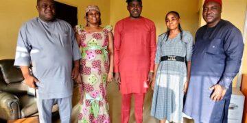 Igbo-Eze South LG Chairman, Ukwueze, Welcomes New HPM, Treasurer