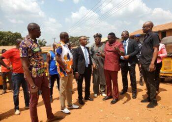 Igbo-Eze South Chairman Inspects Sites for Bank, Police Post and Fire Service Station