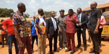 Igbo-Eze South Chairman Inspects Sites for Bank, Police Post and Fire Service Station