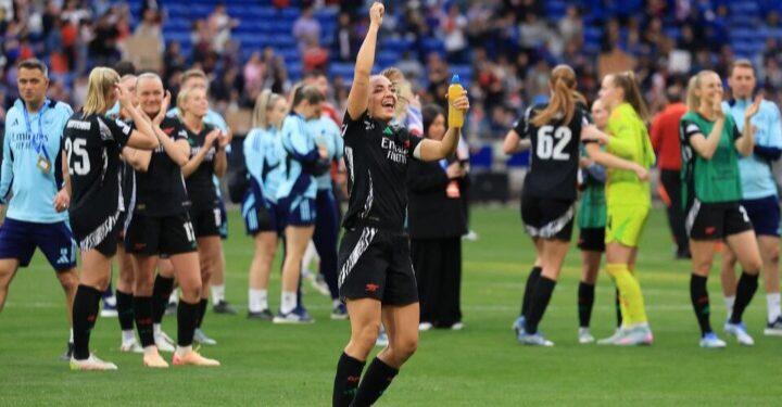Rampant Arsenal hammer Lyon to reach women’s Champions League final