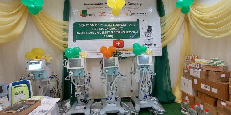 Renaissance Energy donates medical equipment, drugs to Rivers Teaching Hospital