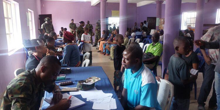 NAF begins free medical screening, treatment for 900 in Rivers community