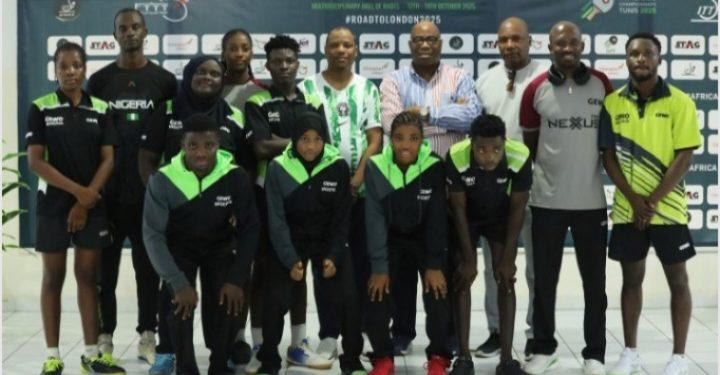 Gara-Gombe Hosts Team Nigeria to Boost Morale at ITTF Africa Championships in Tunisia