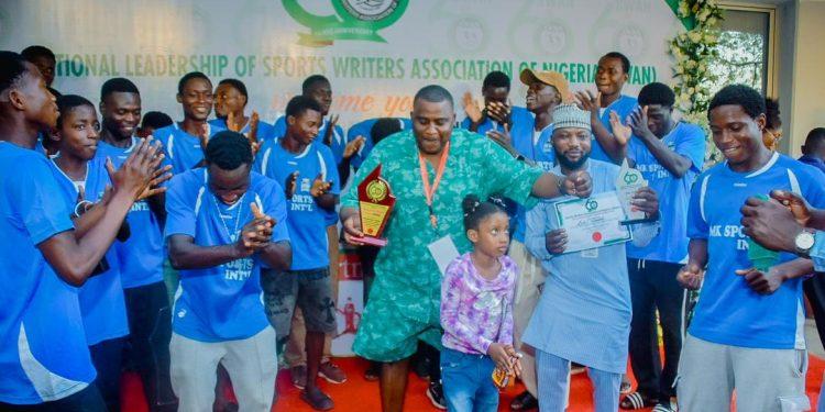 SWAN Honours Water FC Founder, Makanjuola, with Distinguished Service Award