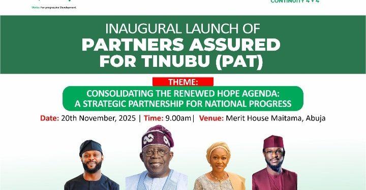 PAT Set for Launch to Drive Grassroots Support for Tinubu’s Renewed Hope Agenda