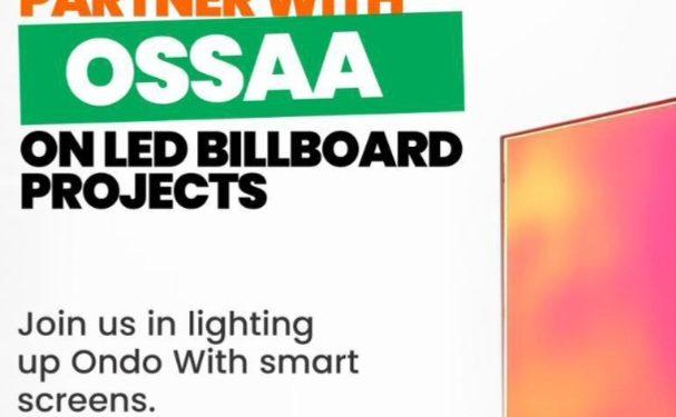 OSSAA opens Partnership Opportunities for Led Billboard Projects Across Ondo State