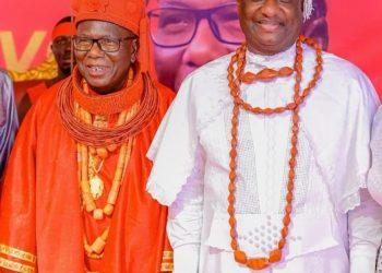 Tinubu preaches peace, hails Delta king at 18th coronation anniversary