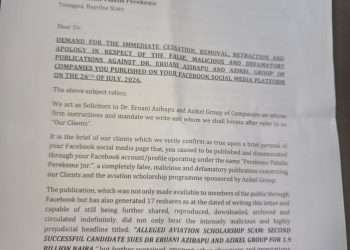 Azikel Group Threatens Legal Action Over Alleged Defamatory Facebook Post, Demands Retraction
