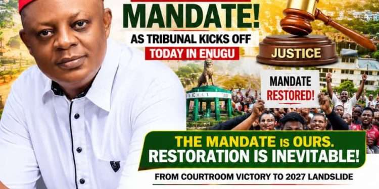 Enugu north by-election: PDP’s candidate vows to recover amandate as tribunal begins sitting