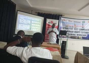 AFRILAW trains Bayelsa rights defenders on extractive sector